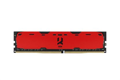  Зображення Модуль пам`яті DDR4 16GB/2400 GOODRAM Iridium Red (IR-R2400D464L17/16G) 